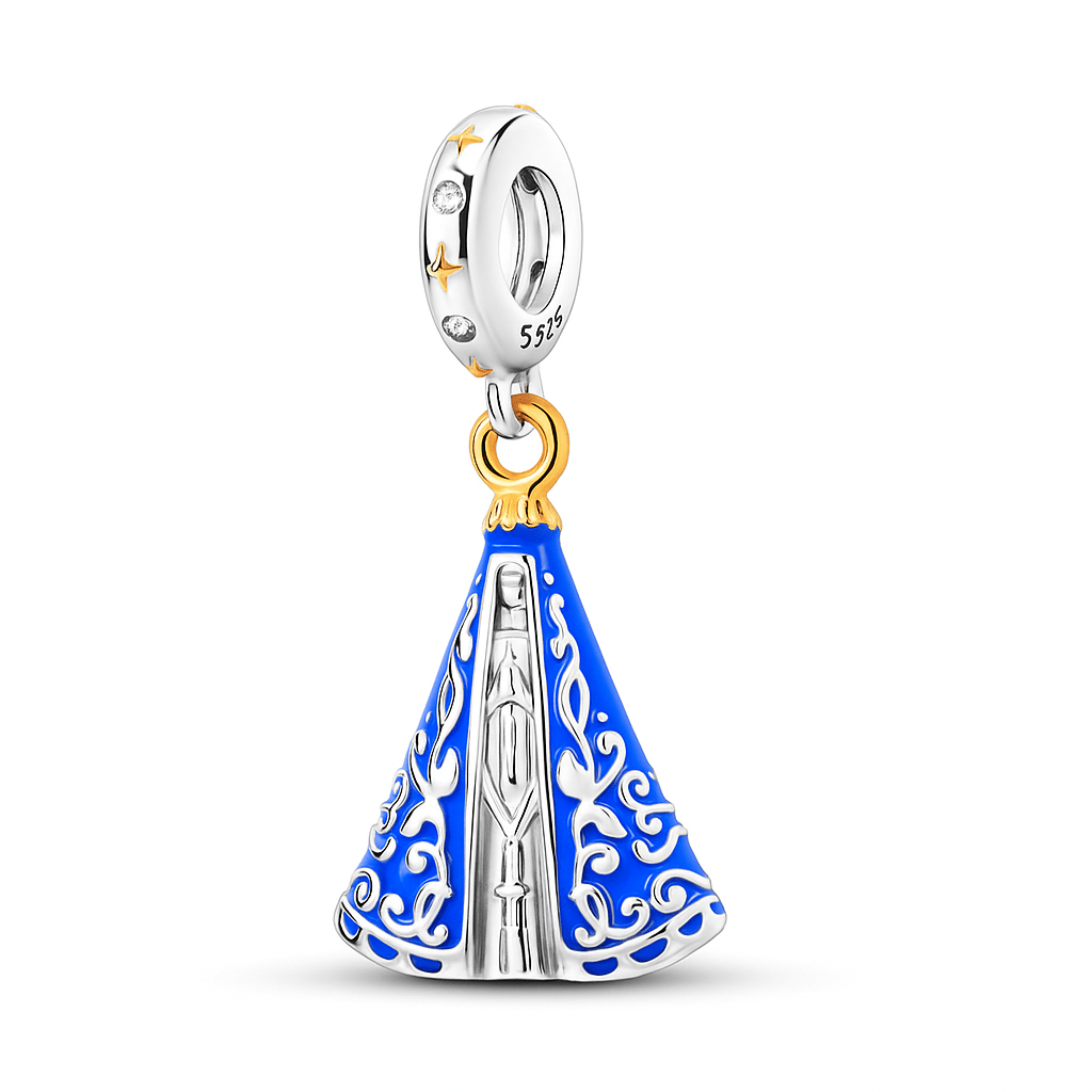 Berloque Nossa Senhora Blue - CHARMZ