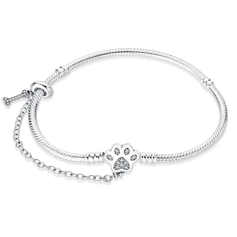 Pulseira Pews Charmz em Prata 925 – joia delicada e elegante, ideal para combinar com berloques Charmz.